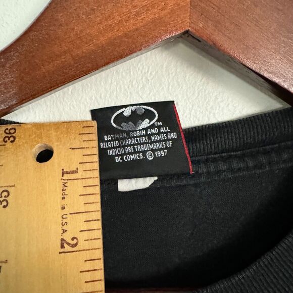 Vintage 1997 Batman Robin Movie AOP Large Cave Comic Mr Freeze T-Shirt Promo - Picture 5 of 7